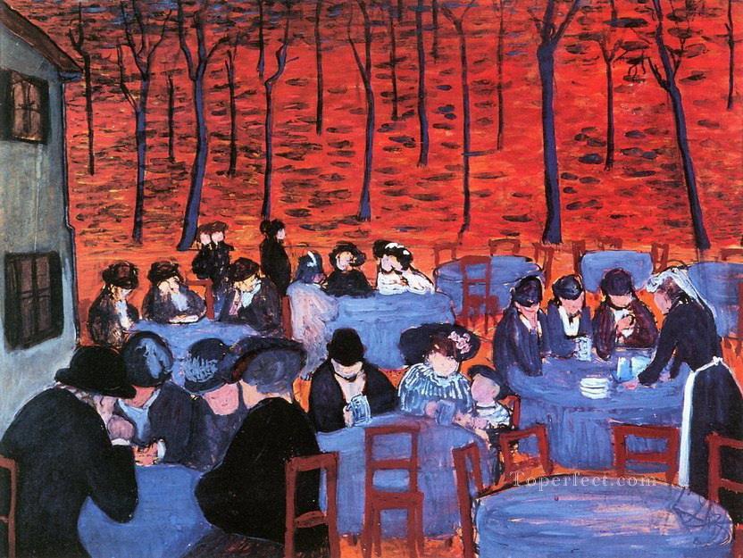 restaurant Marianne von Werefkin Expressionism Oil Paintings